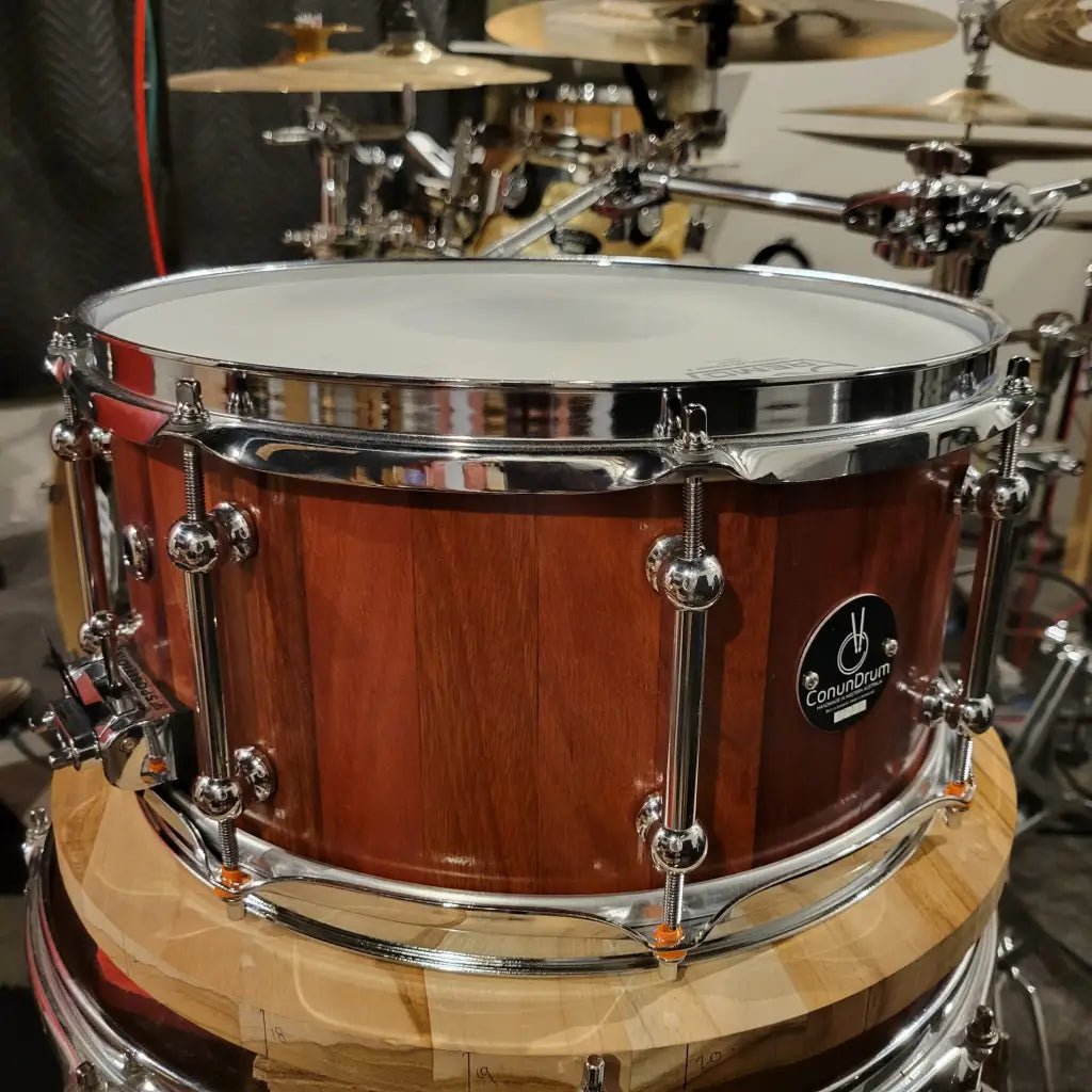 Jarrah stave snare drum