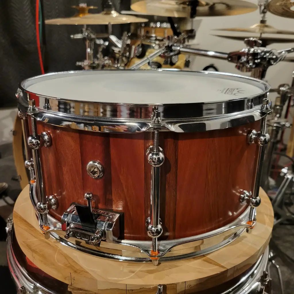 Jarrah stave snare drum 13"