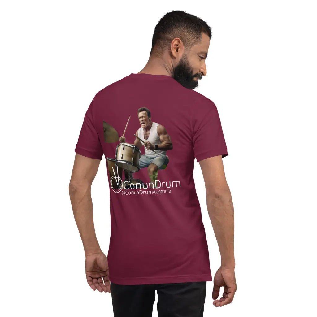 Arnie Unisex t-shirt - Maroon / S