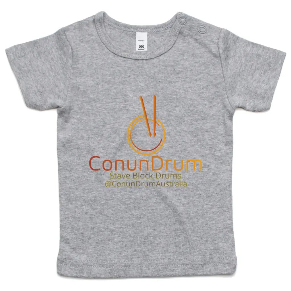 ConunDrum - Infant Wee Tee - Grey Marle / 0-3m