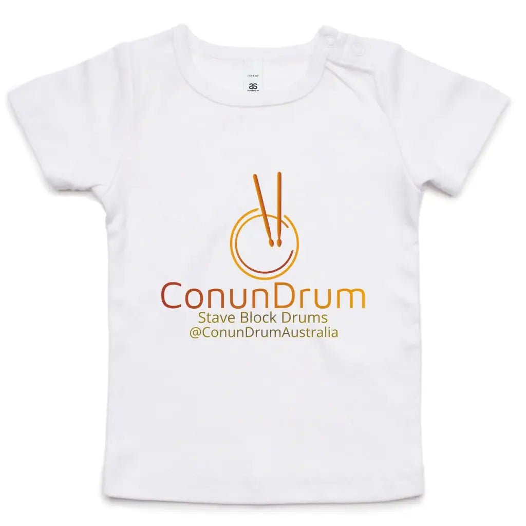 ConunDrum - Infant Wee Tee - White / 0-3m