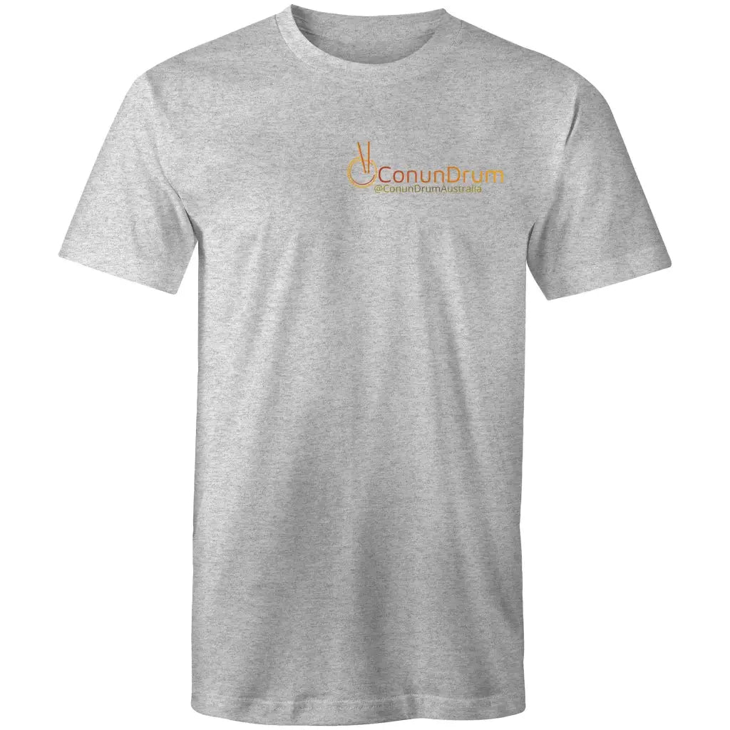 ConunDrum - Mens T-Shirt - Grey Marle / Small