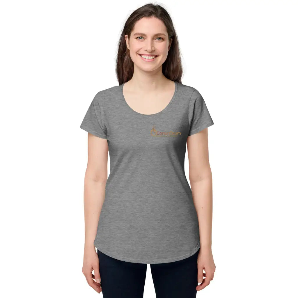 Women’s round neck tee - Grey Marle / XS - T-Shirt