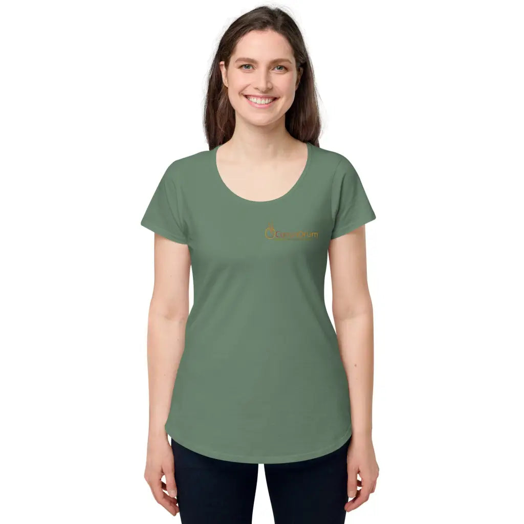 Women’s round neck tee - Sage / XS - T-Shirt