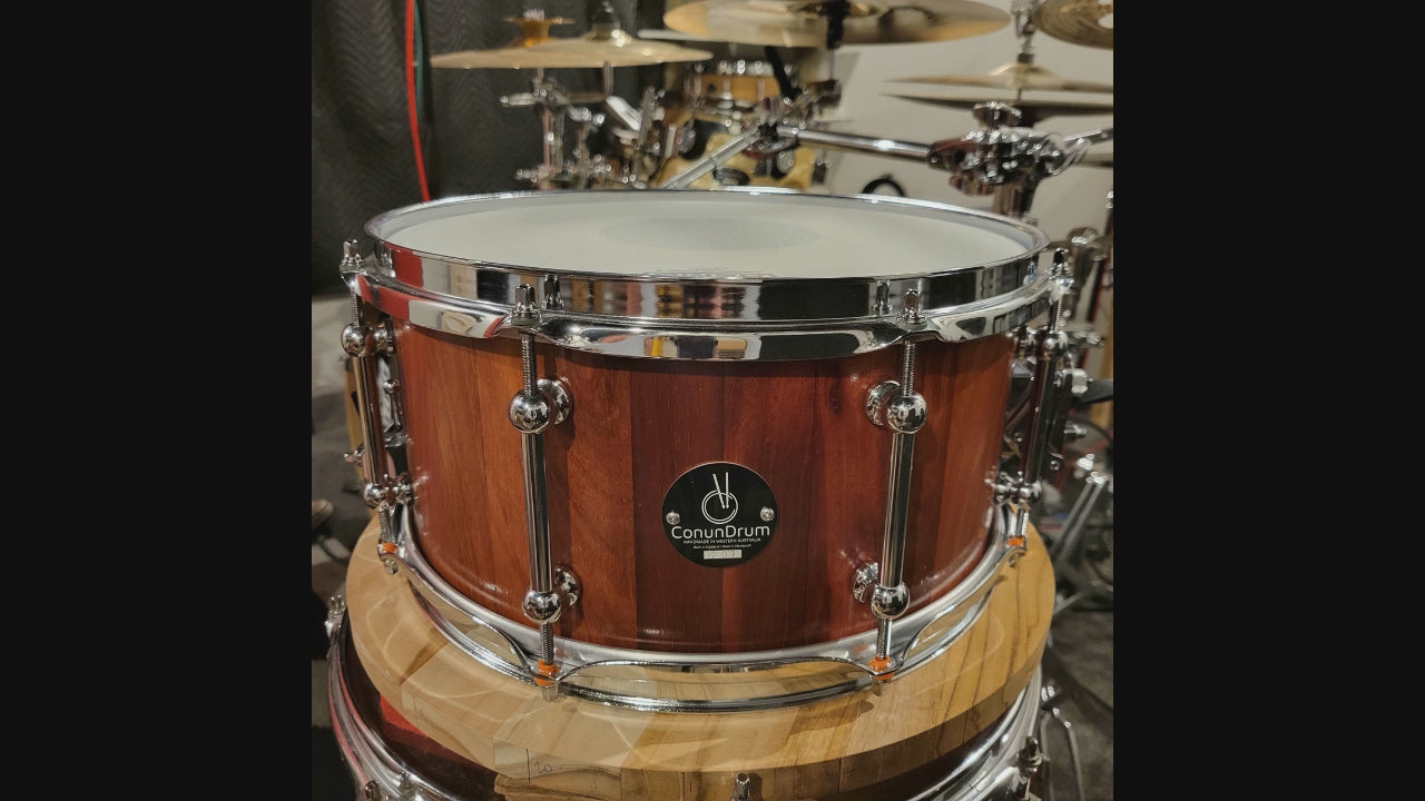 ConunDrum jarrah 13x6.5 snare drum